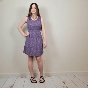 Kavu Geo Speckle Dress Purple Multi XS